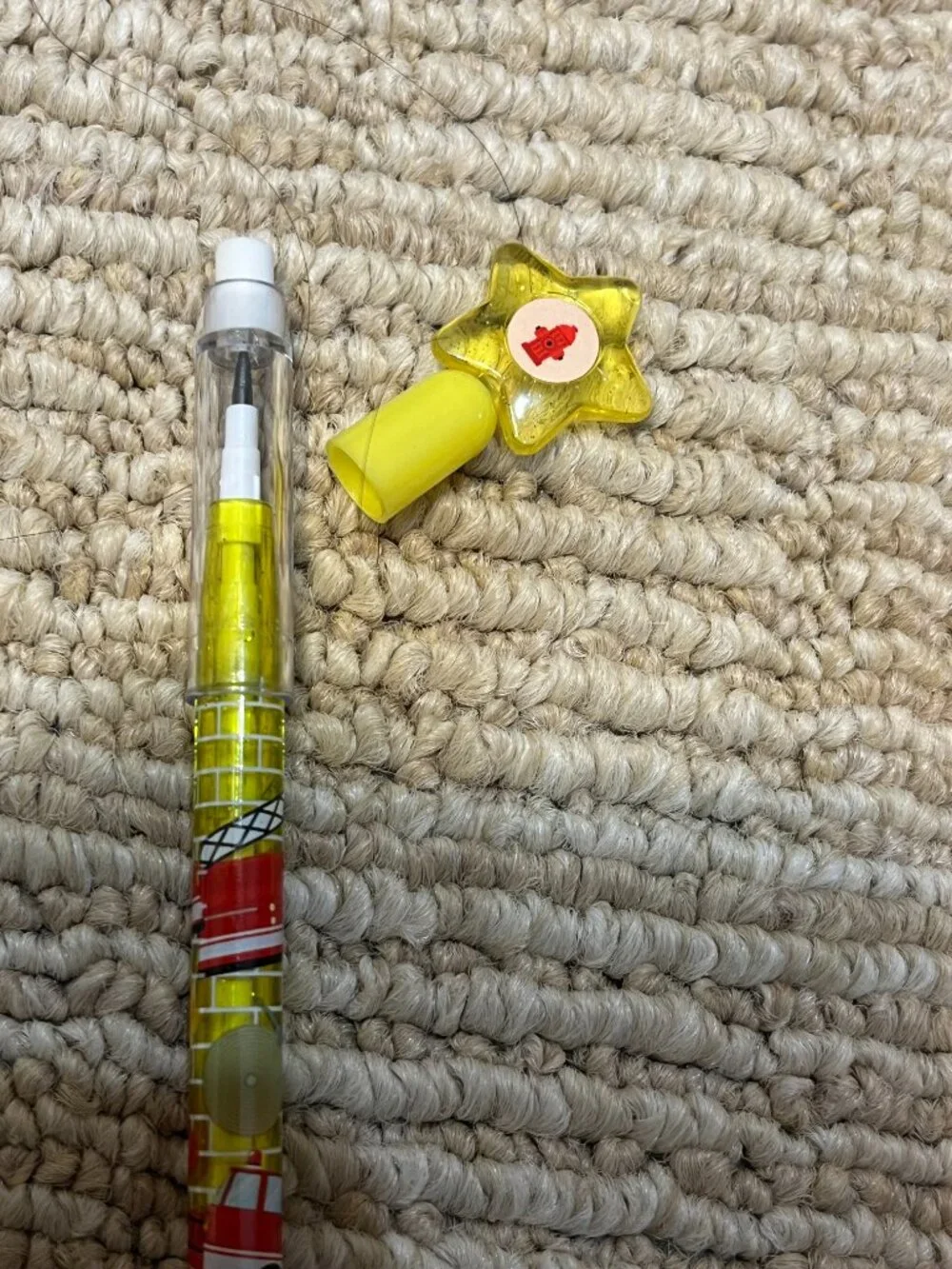 Pencils - Fire Truck Themed Pencils -Caps Erasers Kids School/Party Favors (NEW)